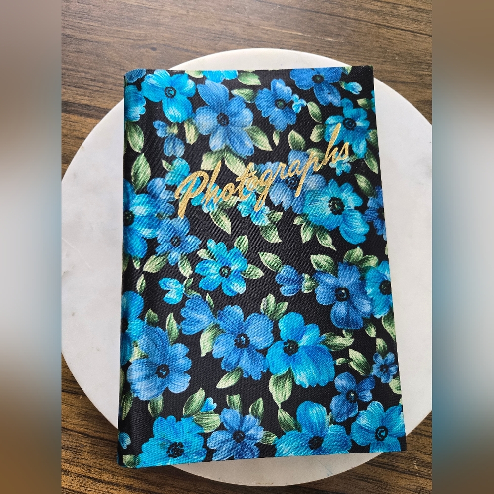 Vintage Floral Cover Album 3x5" Photos